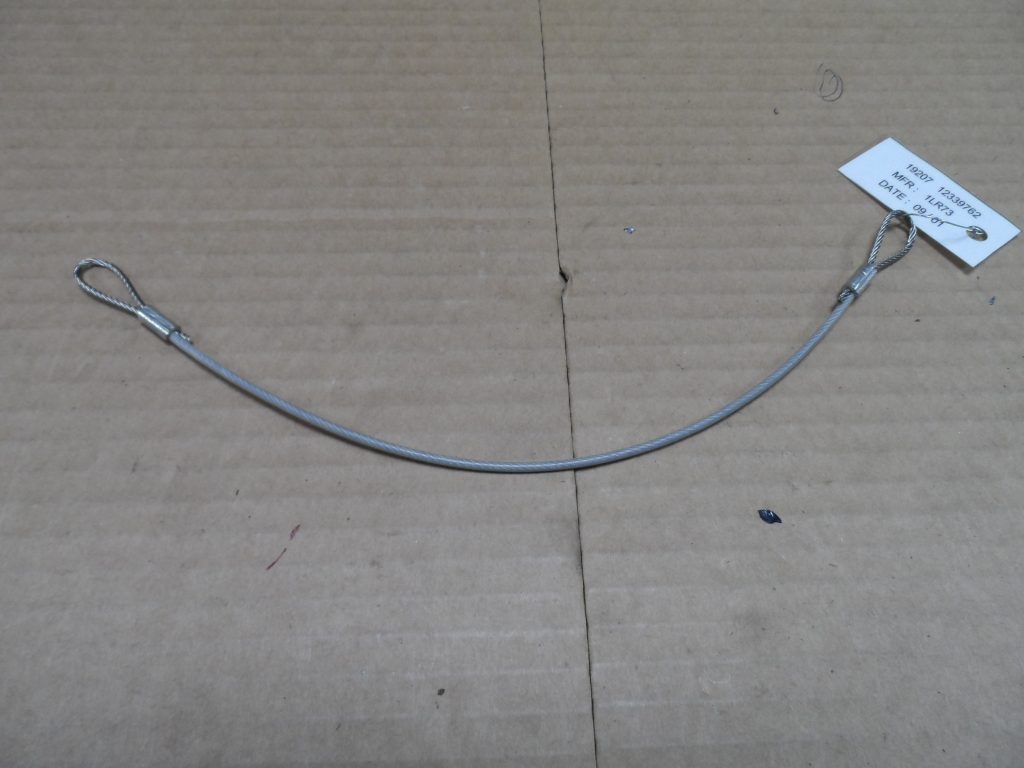 Wire rope assembly, single leg Thijs Parts Trading