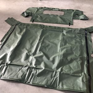 Soft Top 4 man crew + curtain, green